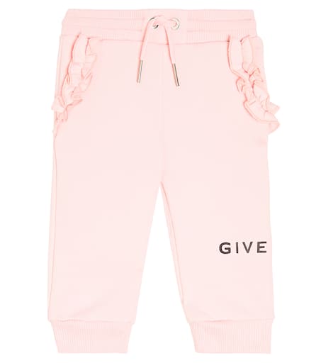 Givenchy Kids 유아 4G 코튼 블렌드 스웨트팬츠