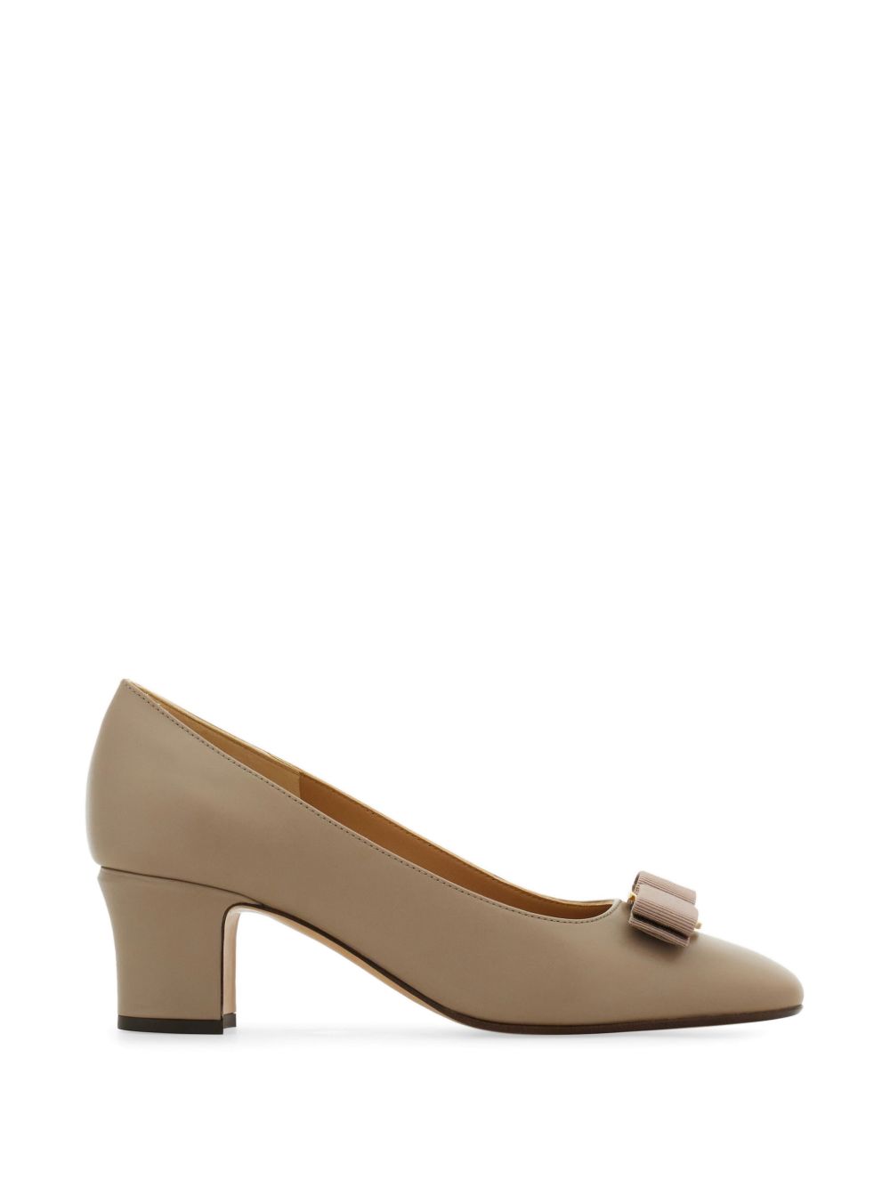 SALVATORE FERRAGAMO 가죽 디콜레테