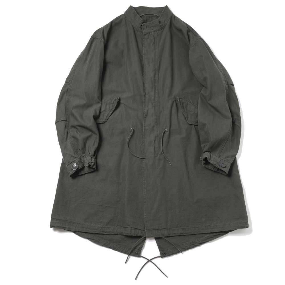 A.PRESSE 빈티지 워시드 울 M-65 필드 파카
