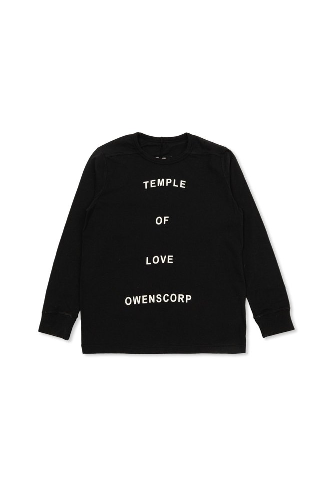 Rick Owens Kids 레벨 템플 프린트 티셔츠