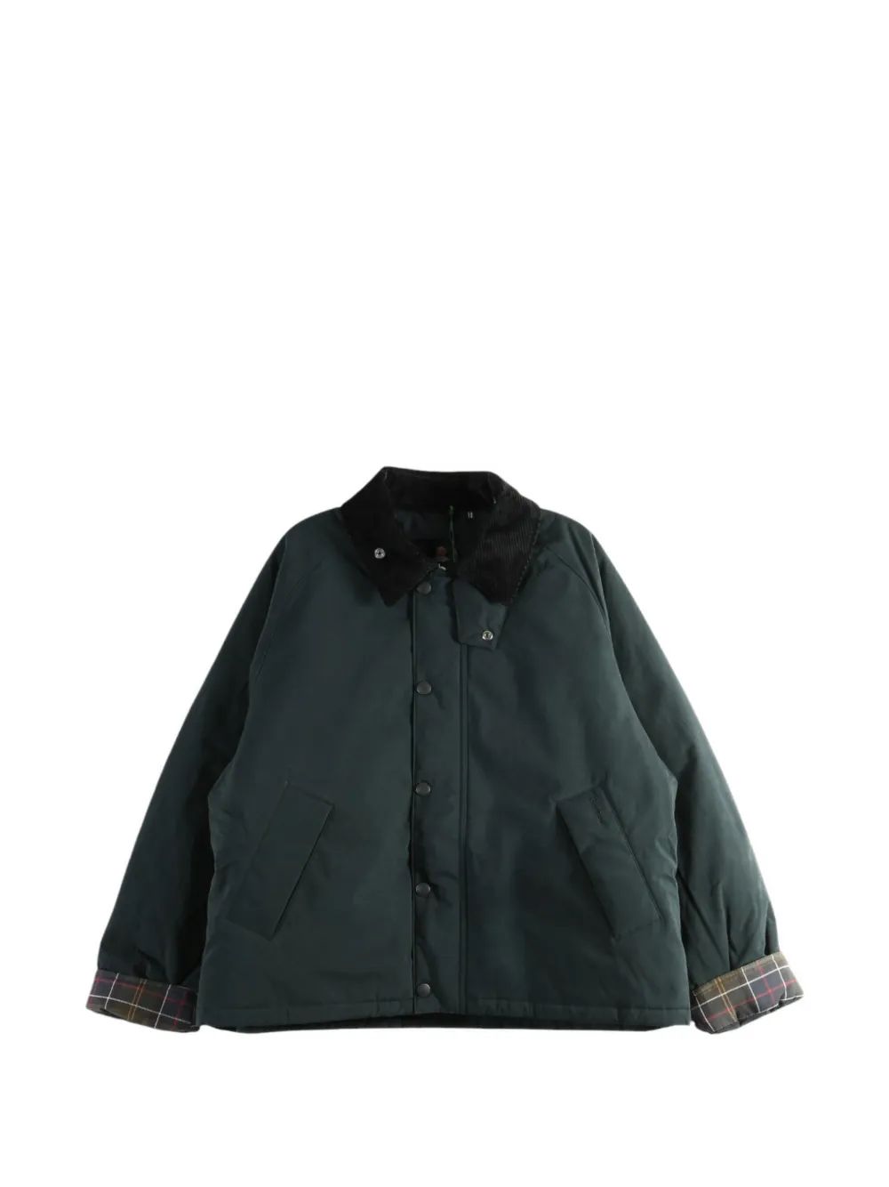 BARBOUR 오버사이즈 패딩 트랜스포트 자켓