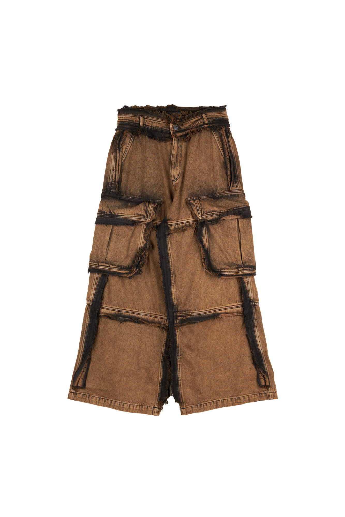 DUC STUDIO Cargo Pants Haha Distress