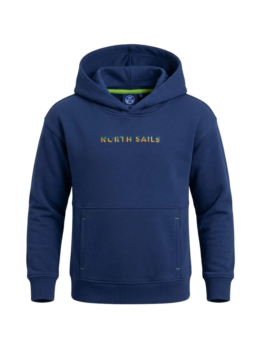 North Sails Kids 로고 자수 후드티