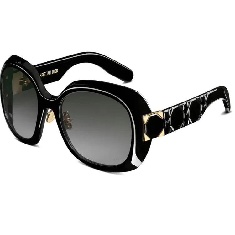 DIOR 레이디 9522 R2F 스모크 그라데이션 라운드 선글라스