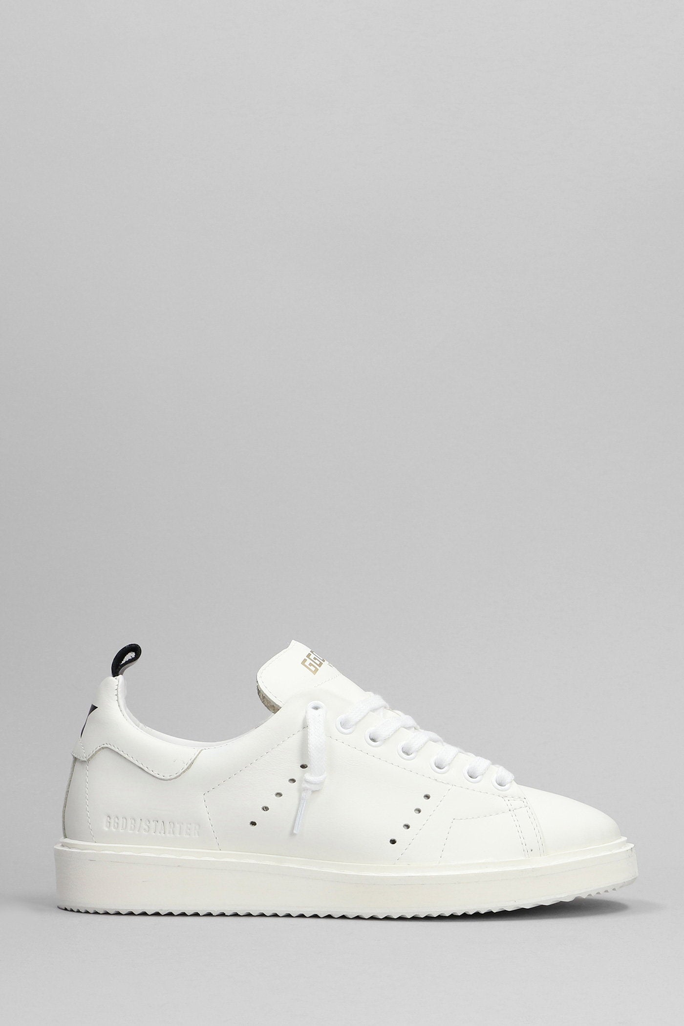 GOLDEN GOOSE 스타터 스니커즈 화이트 가죽