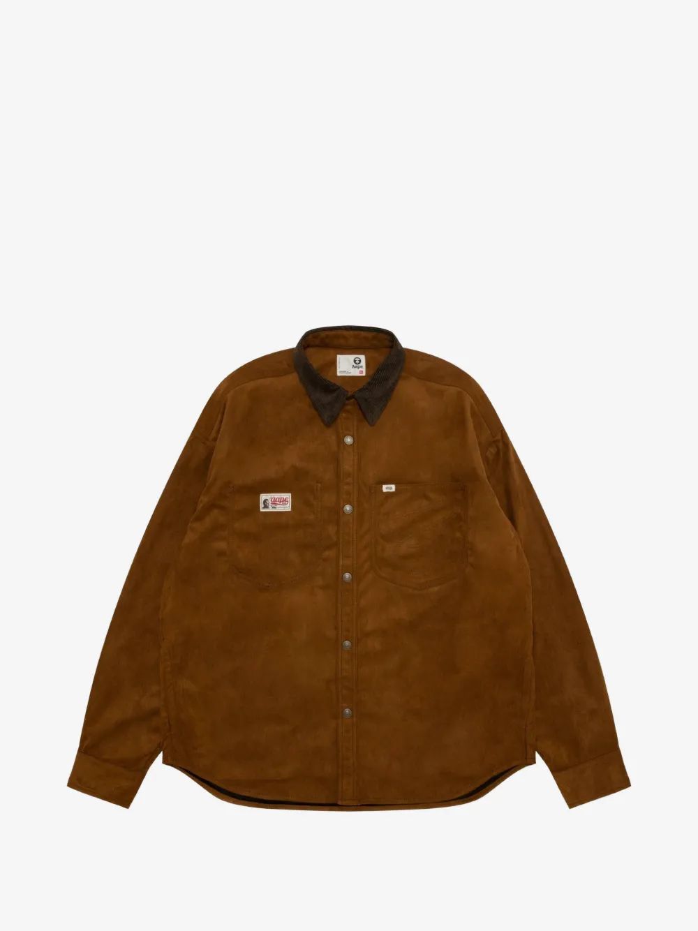 AAPE by A Bathing Ape 코듀로이 칼라 셔츠