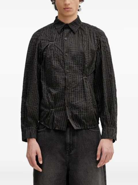 ADER ERROR 스트라이프 패턴 모은 셔츠
