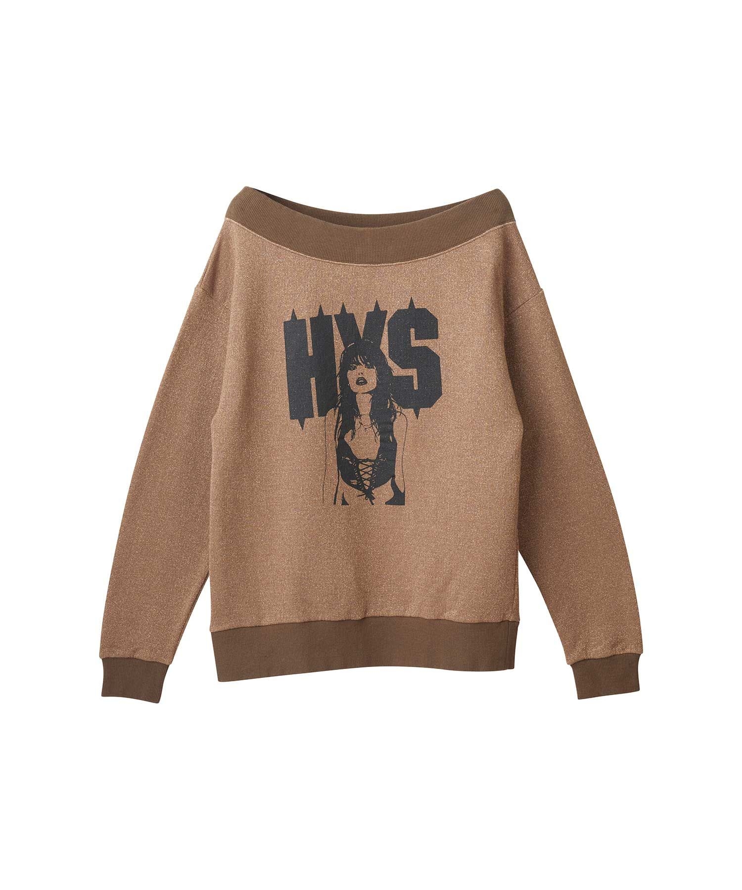 HYSTERIC GLAMOUR 히스테릭 스파이크 로고 맨투맨