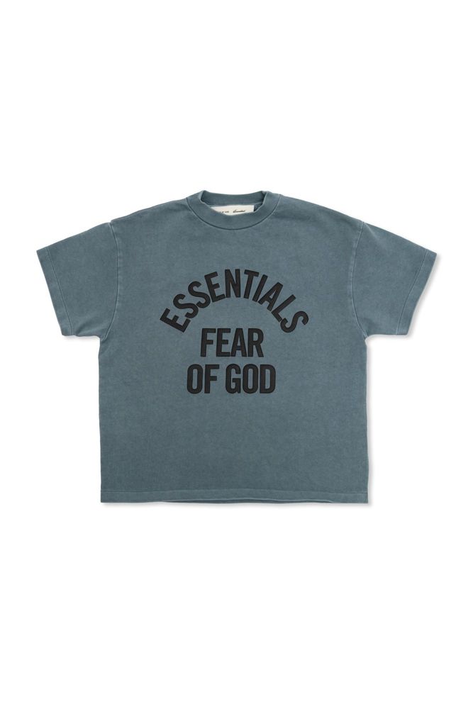FEAR OF GOD KIDS 로고 프린트 티셔츠