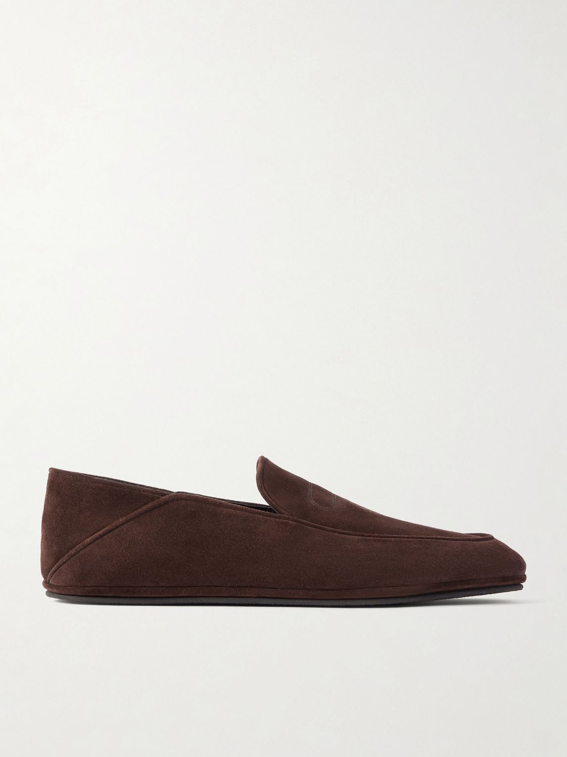 JOHN LOBB 킹스턴 II 접이식 힐 스웨이드 로퍼