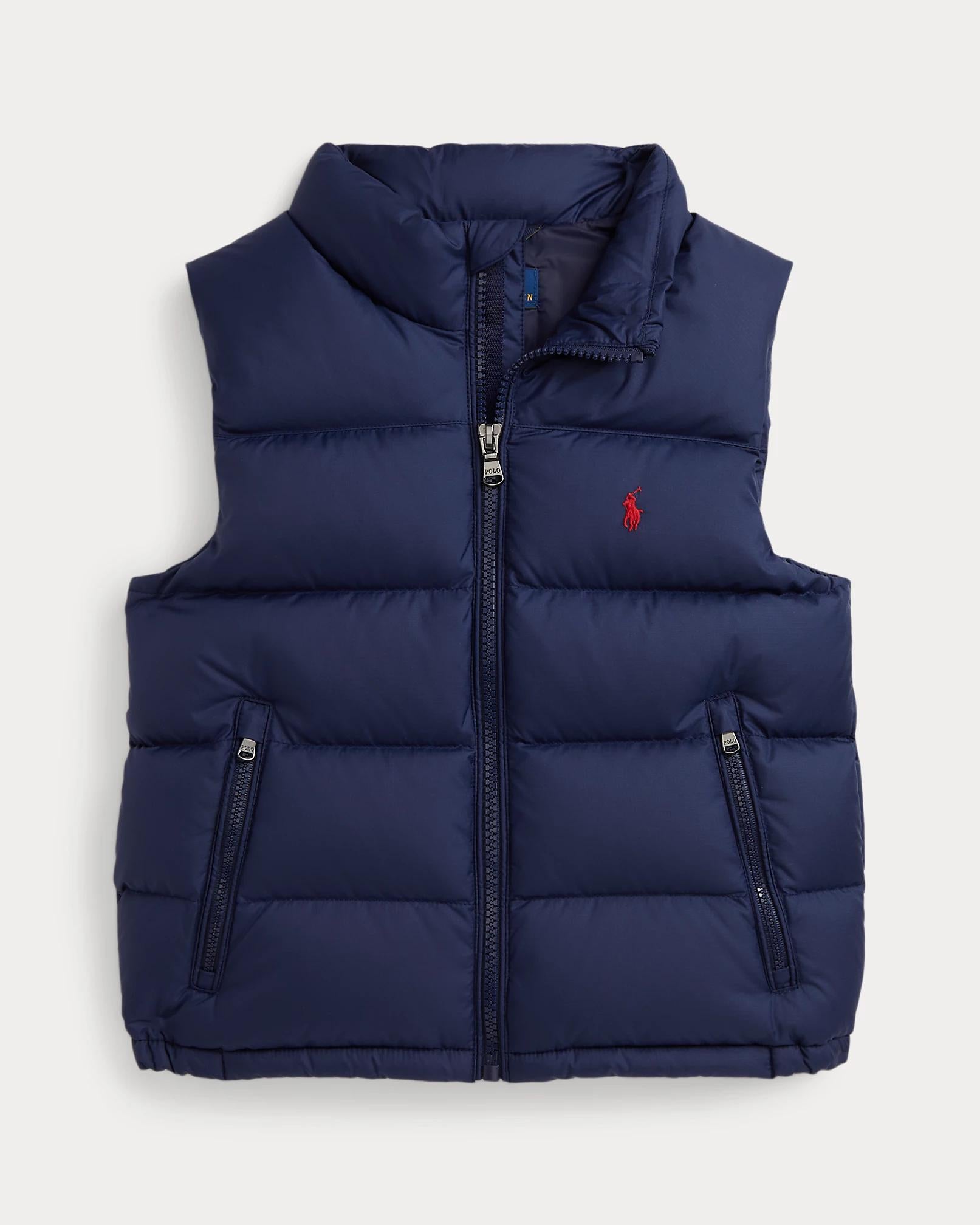 Ralph Lauren Kids 미니 퀼팅 다운 베스트