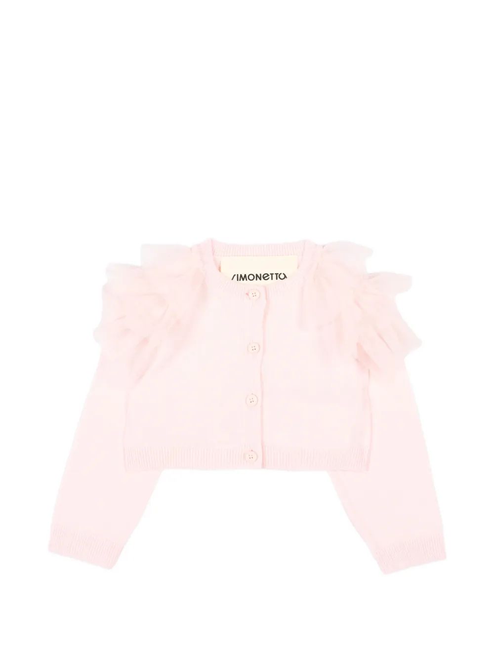Simonetta kids 러플 트림 가디건
