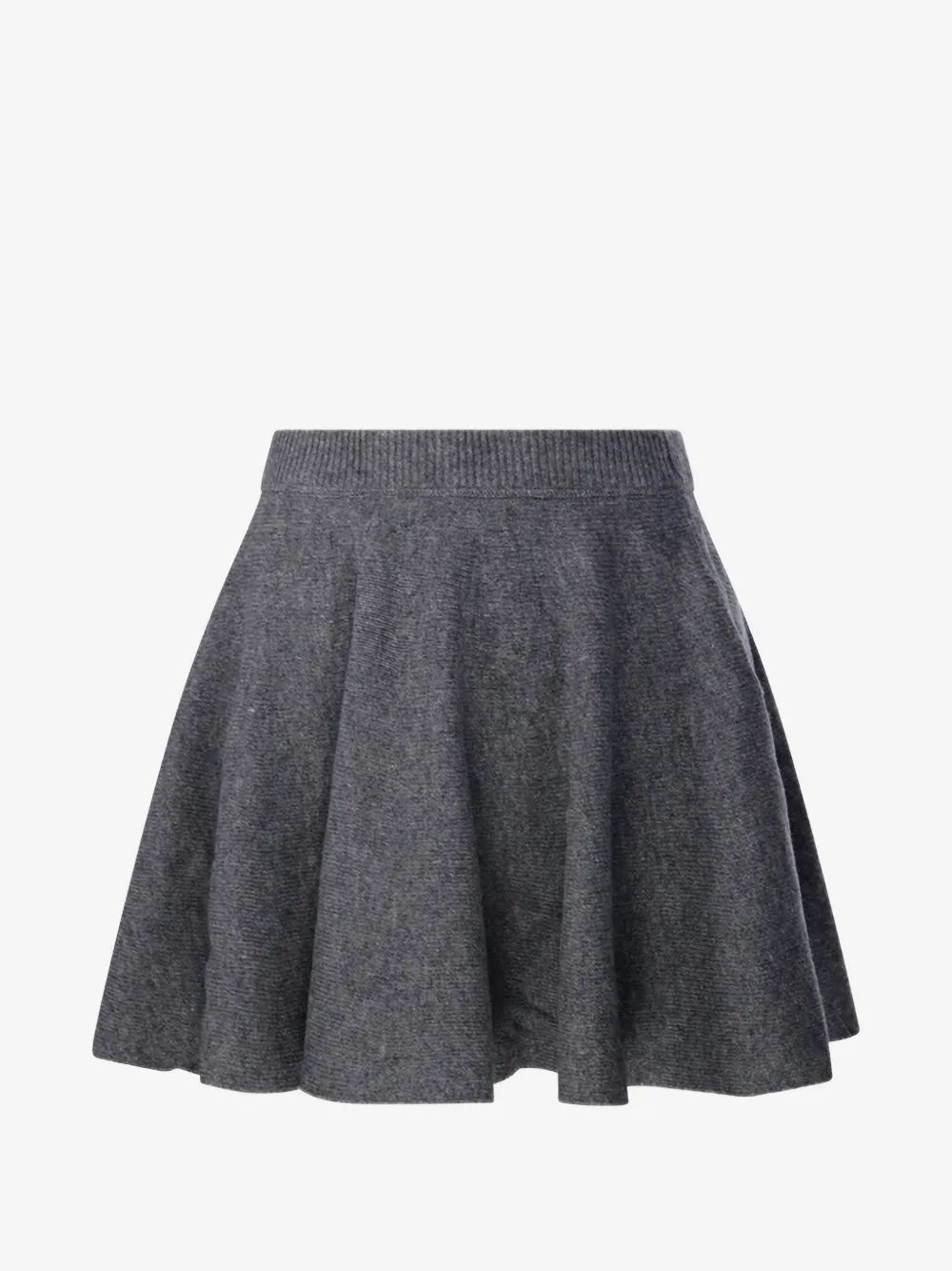 BY MALENE BIRGER 셔리 리브드 니트 플레어 미니 스커트