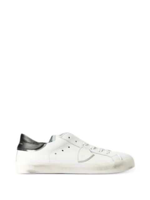 Philippe Model Kids 디스트레스드 로고 패치 스니커즈
