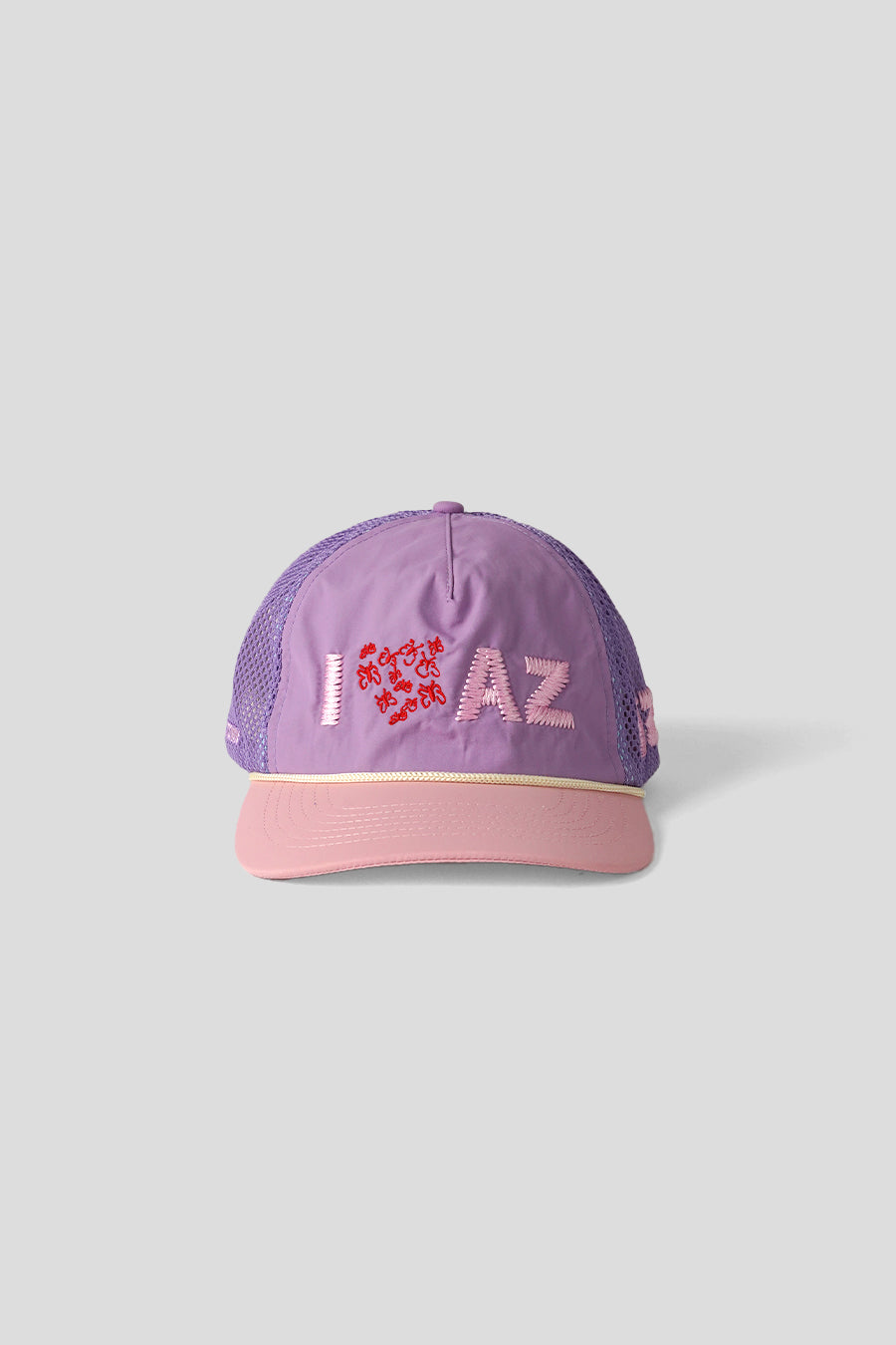 Alex Zono 퍼플 I ♥ AZ 트러커 캡