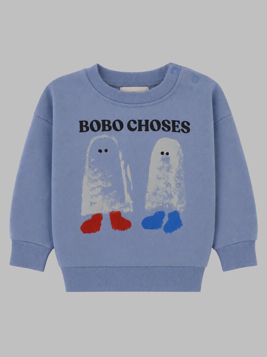 Bobo Choses 프린트 크루넥 맨투맨
