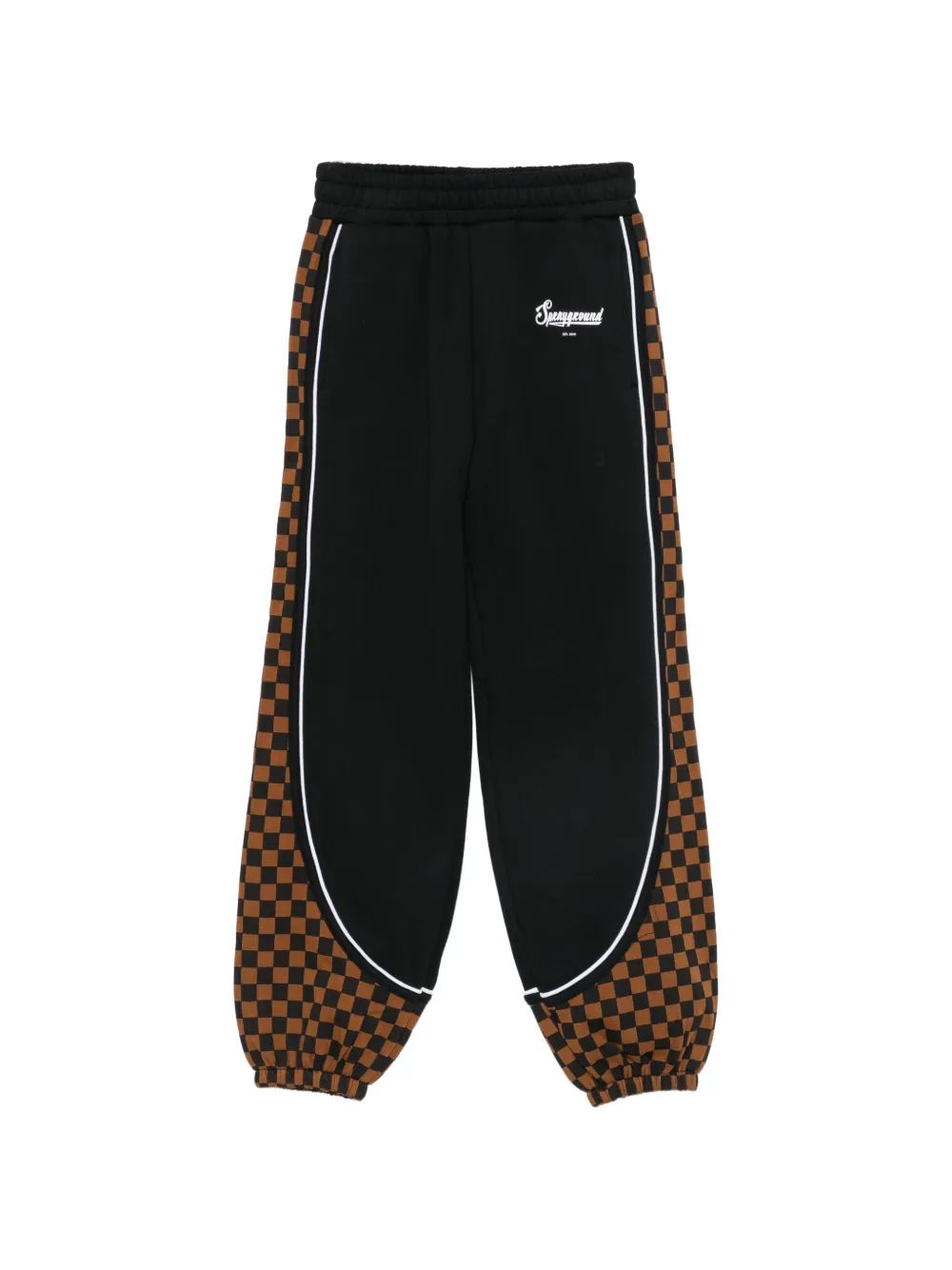 Sprayground Kids 체크 프린트 트랙 팬츠