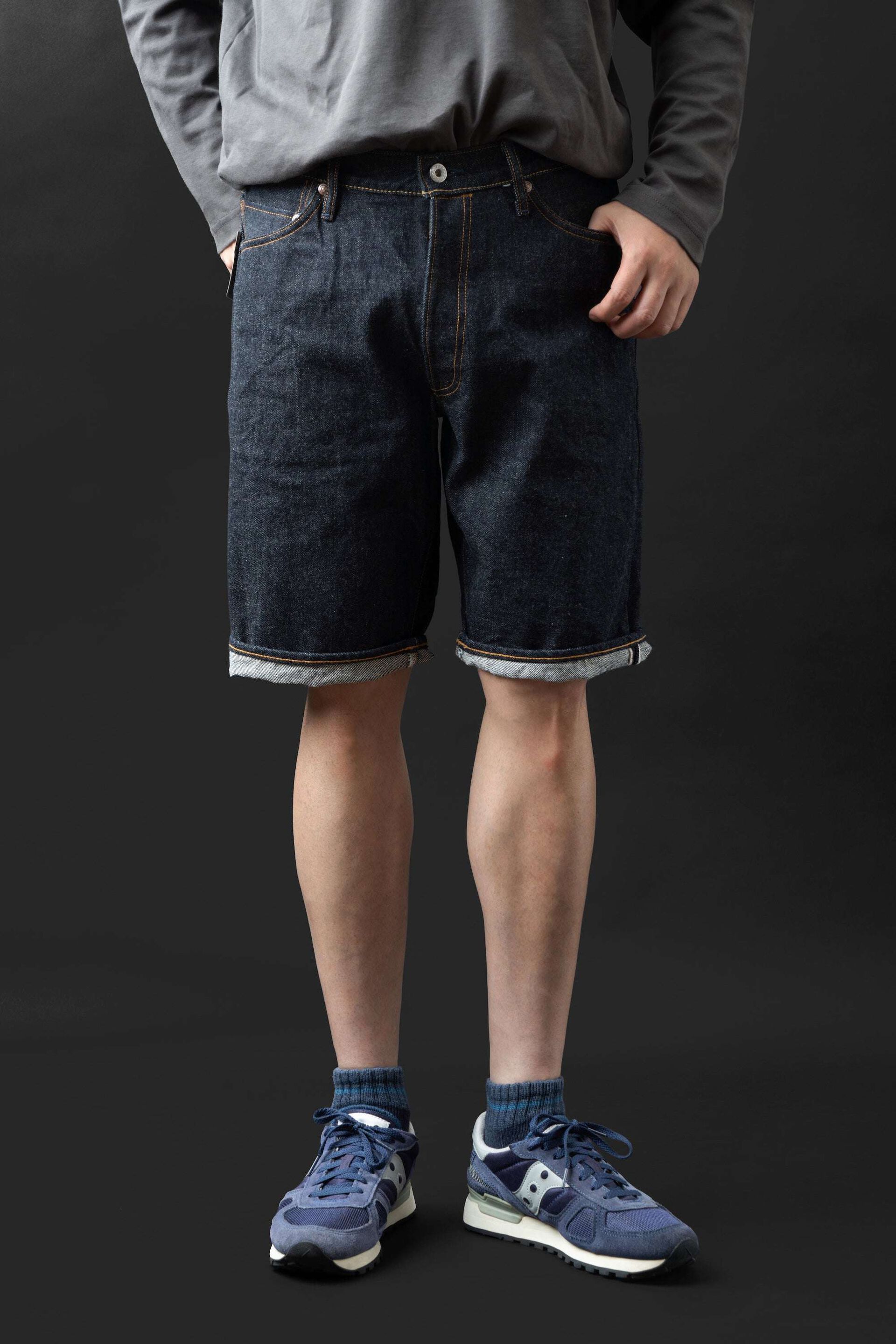 BIG JOHN M7803 17oz 헤비 게이지 숏 데님 팬츠
