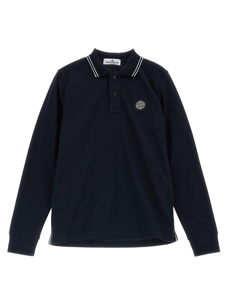 ロゴパッチポロシャツ | Stone Island Junior | FETCHING