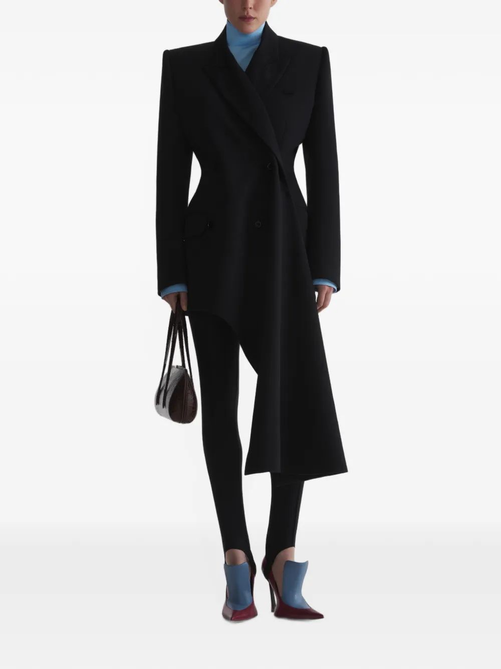 MUGLER 드레이프 자켓