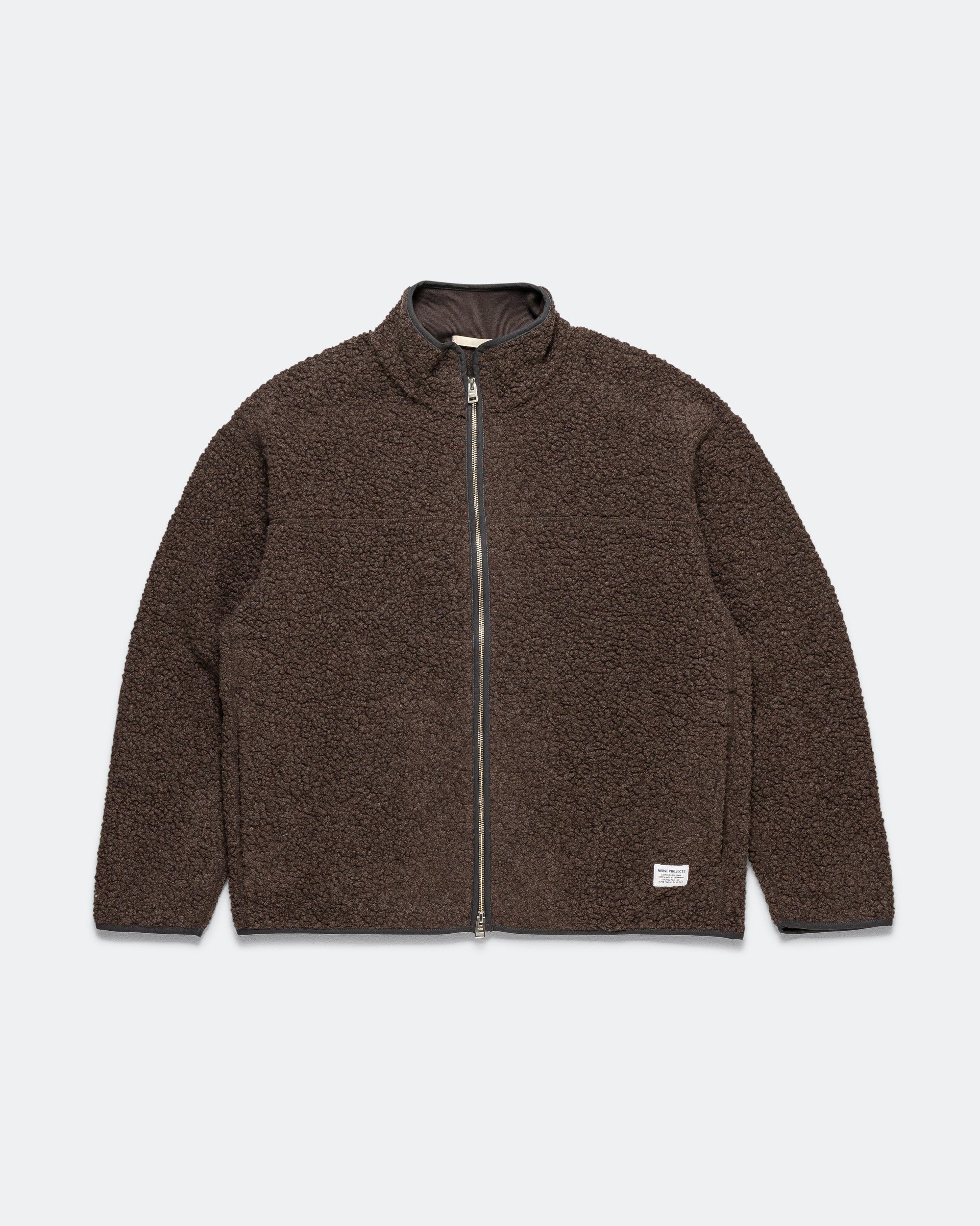 Norse Projects 비에르겟 셔파 울 플리스 자켓