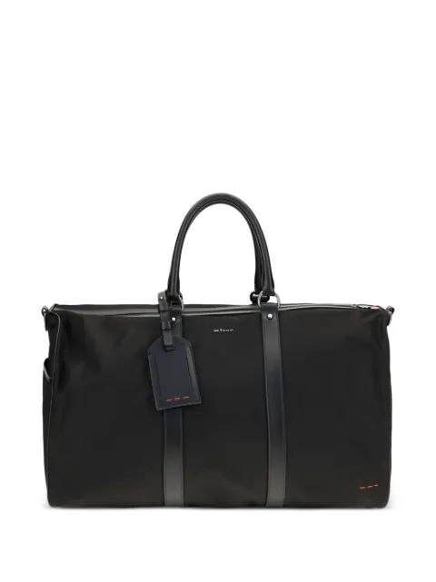 KITON 로고 플라크 여행 가방