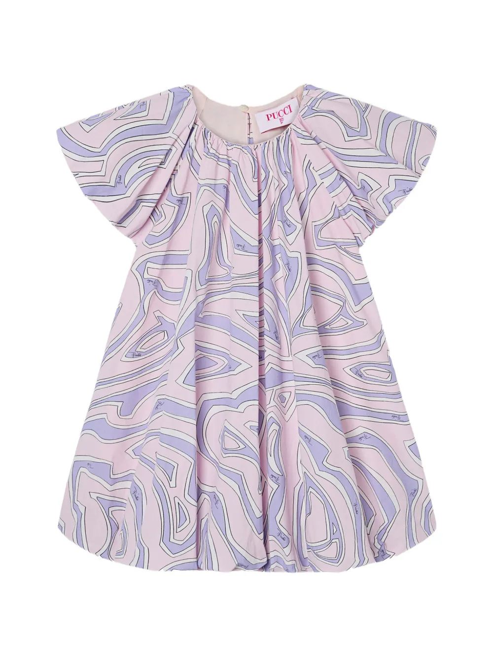 PUCCI KIDS 라비린토 프린트 미니 드레스
