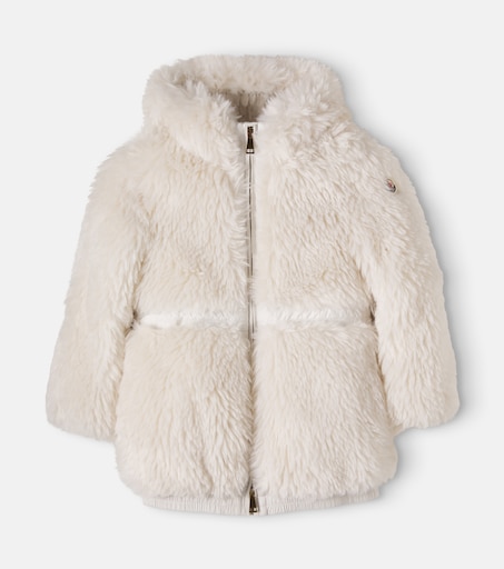Moncler Enfant Wrenna 후드 테디 자켓