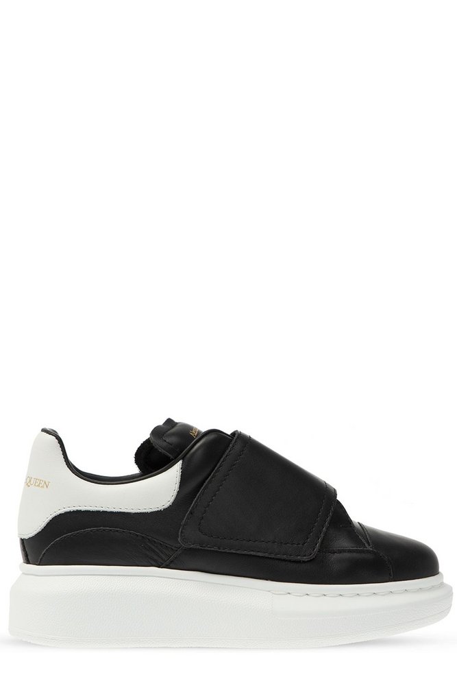 Alexander McQueen Kids 오버사이즈 벨크로 스트랩 스니커즈
