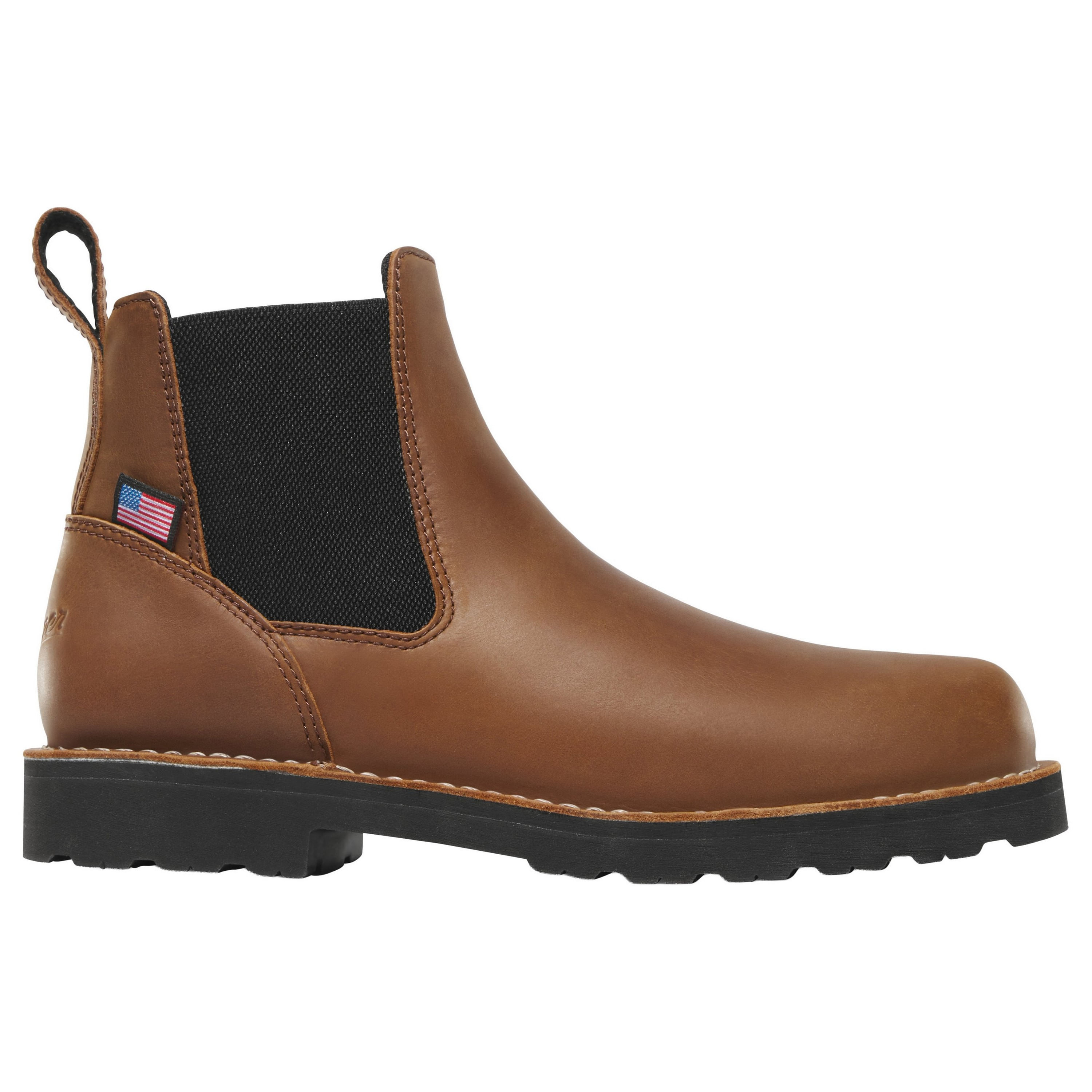 DANNER 불런 스틸 토 첼시 6인치 워크 부츠