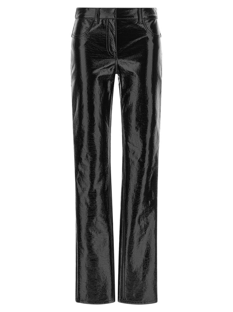 COURRÈGES 쿠레주 글로시 스트레이트 레그 팬츠