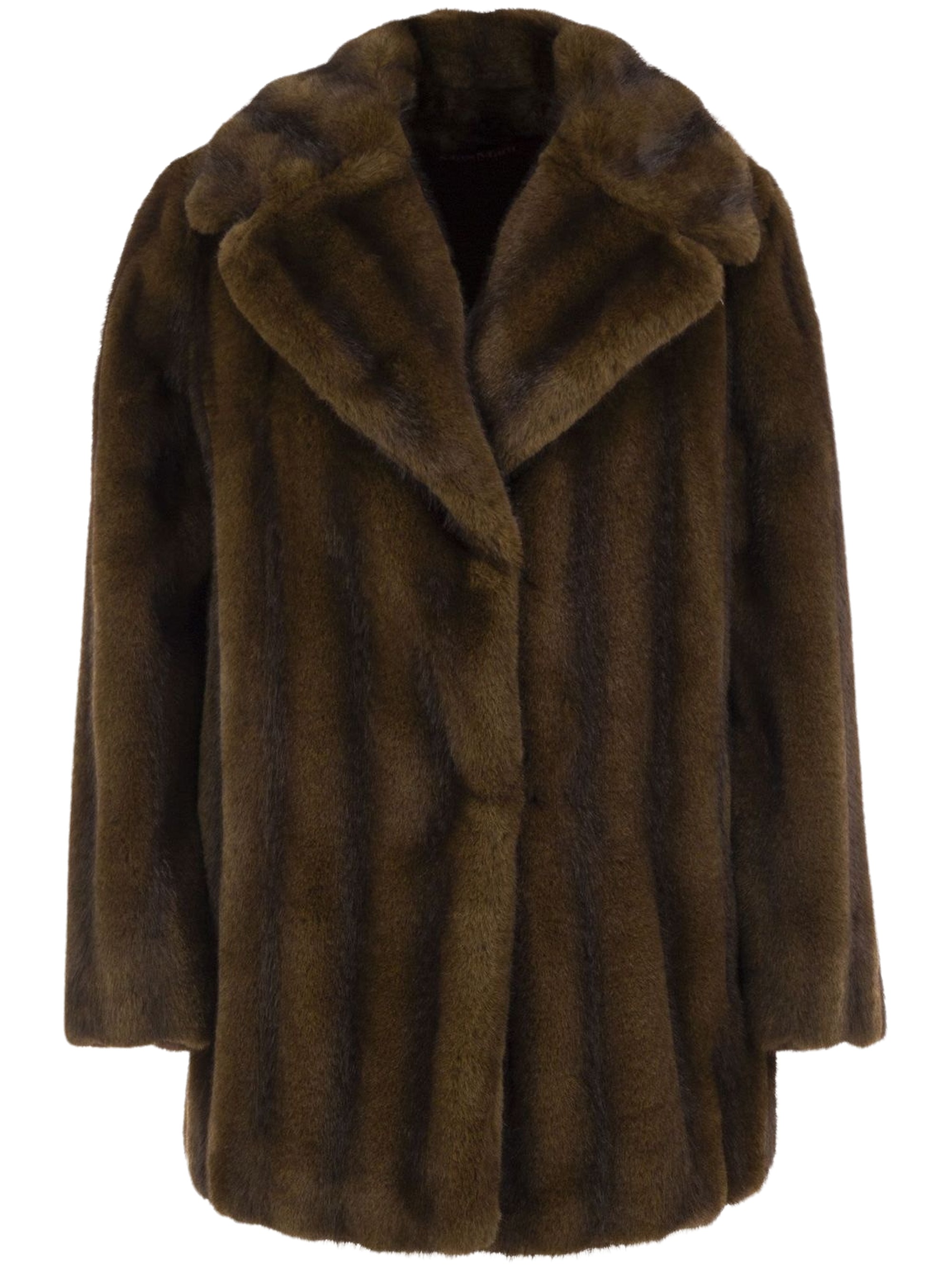 MAX MARA STUDIO MSTNEO 페이크 퍼 코트