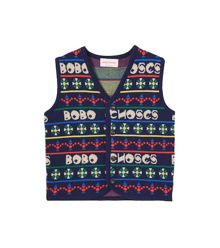 Bobo Choses 버튼 스웨터 조끼