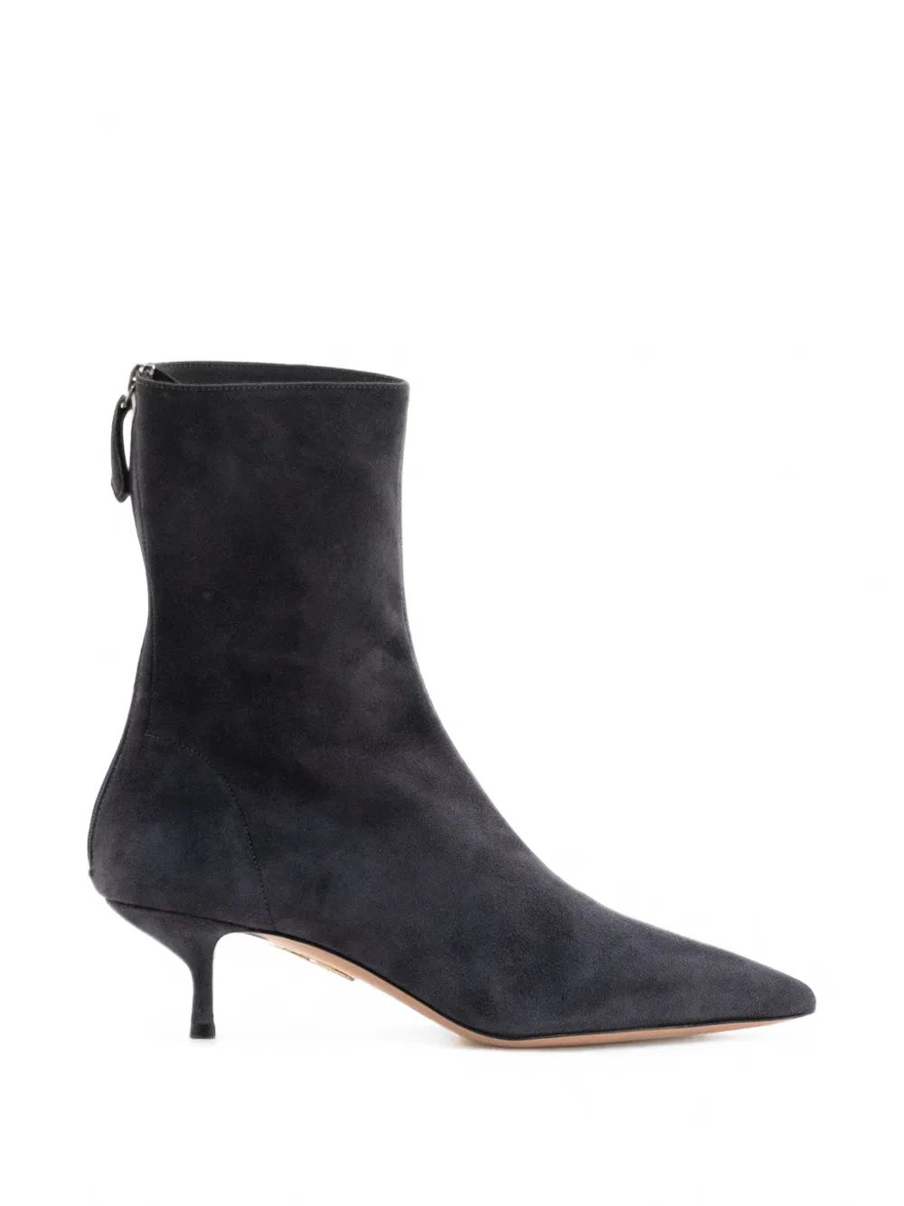 AQUAZZURA 몽마르트르 스웨이드 앵클부츠