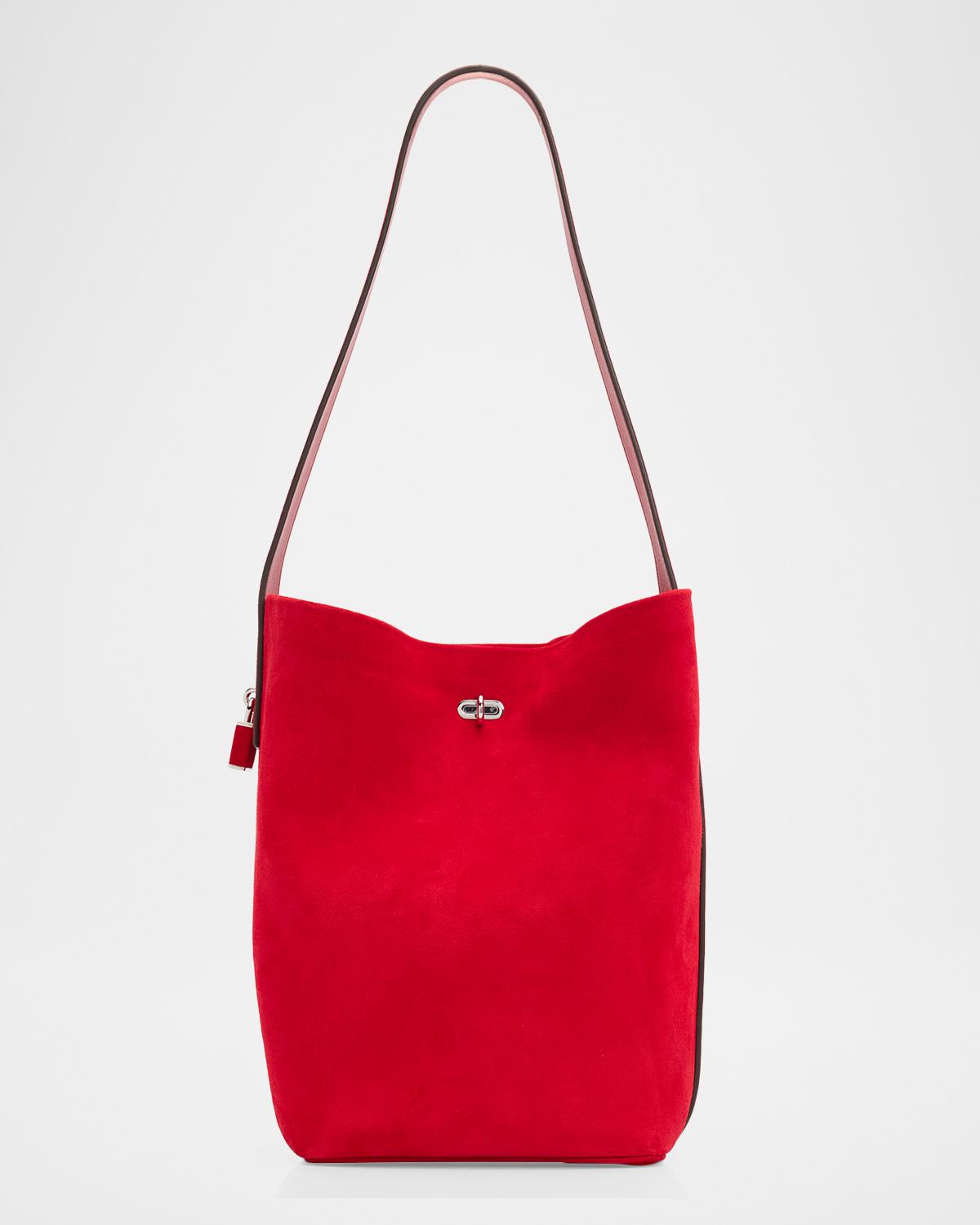 TORY BURCH 슬림 스웨이드 버킷백