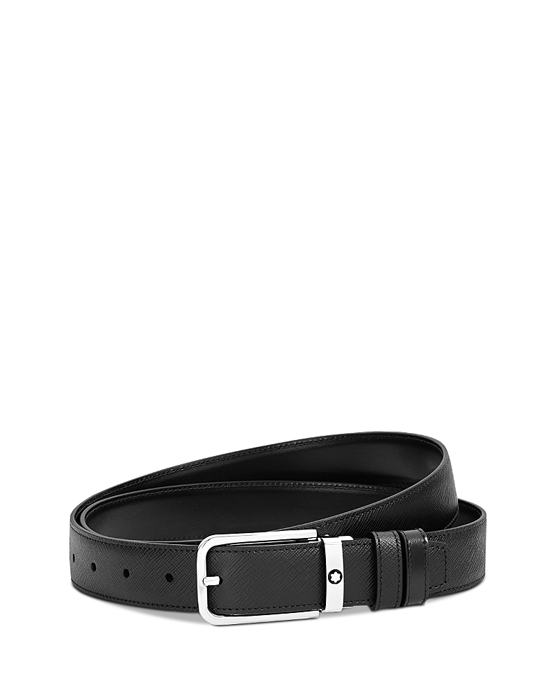 MONTBLANC 남성 리버서블 사각 버클 벨트