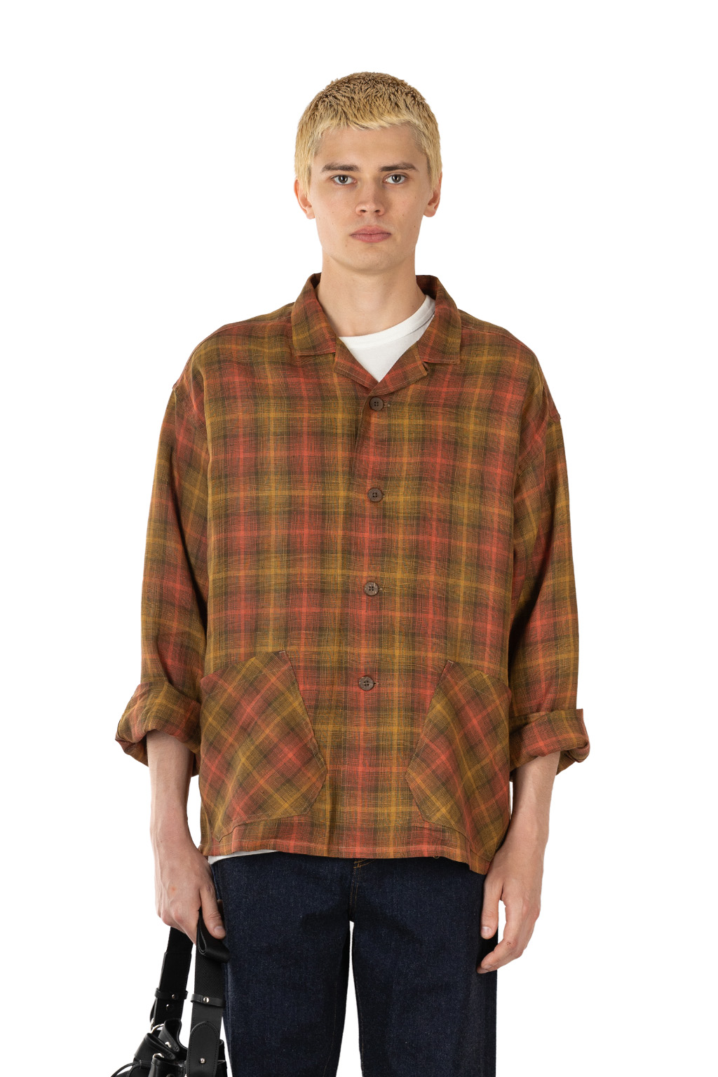 Nigel Cabourn 프렌치 초어 재킷 헴프 체크