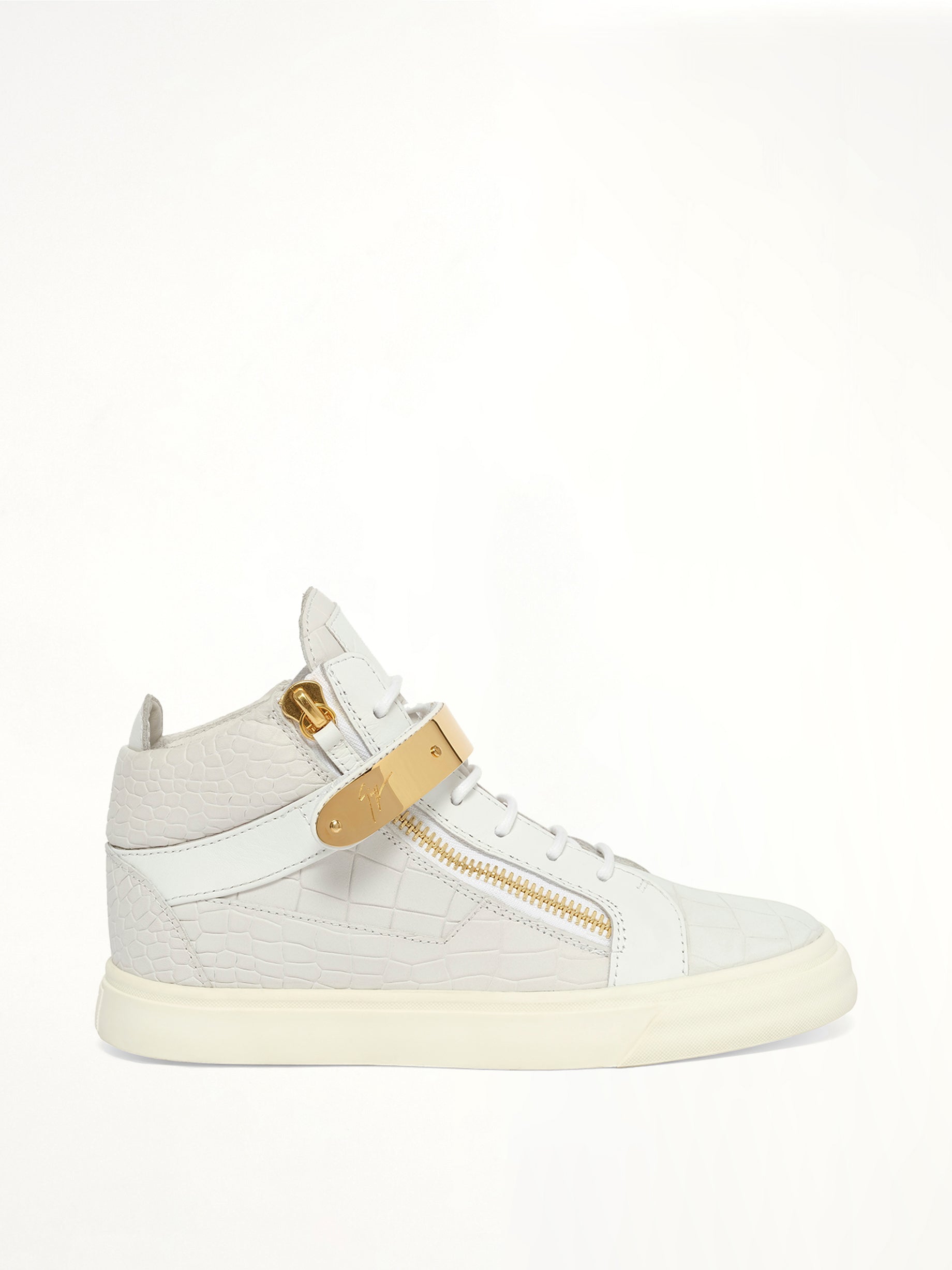Giuseppe Zanotti 링고 비안코 스니커즈 Rs6057
