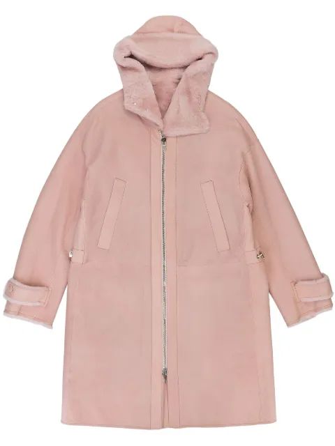 LOROPIANA 양면 양모 코트