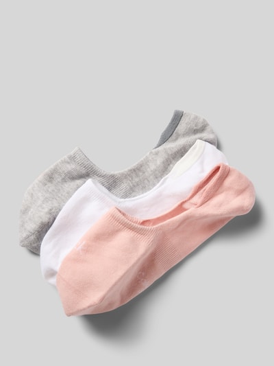 CK CALVIN KLEIN  로고 스티칭 풋니 모델 '풋티' 3팩
