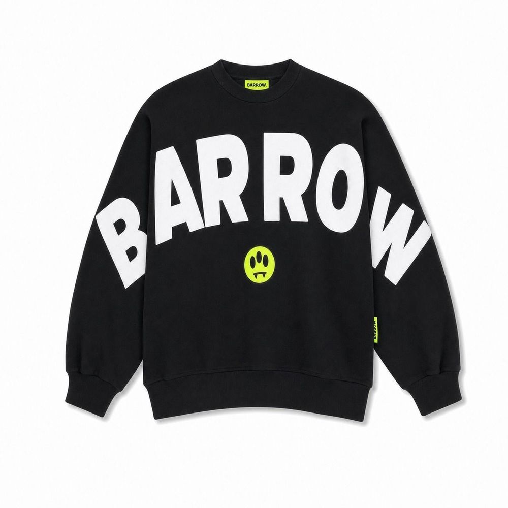 Barrow kids 로고 프린트 크루넥 맨투맨