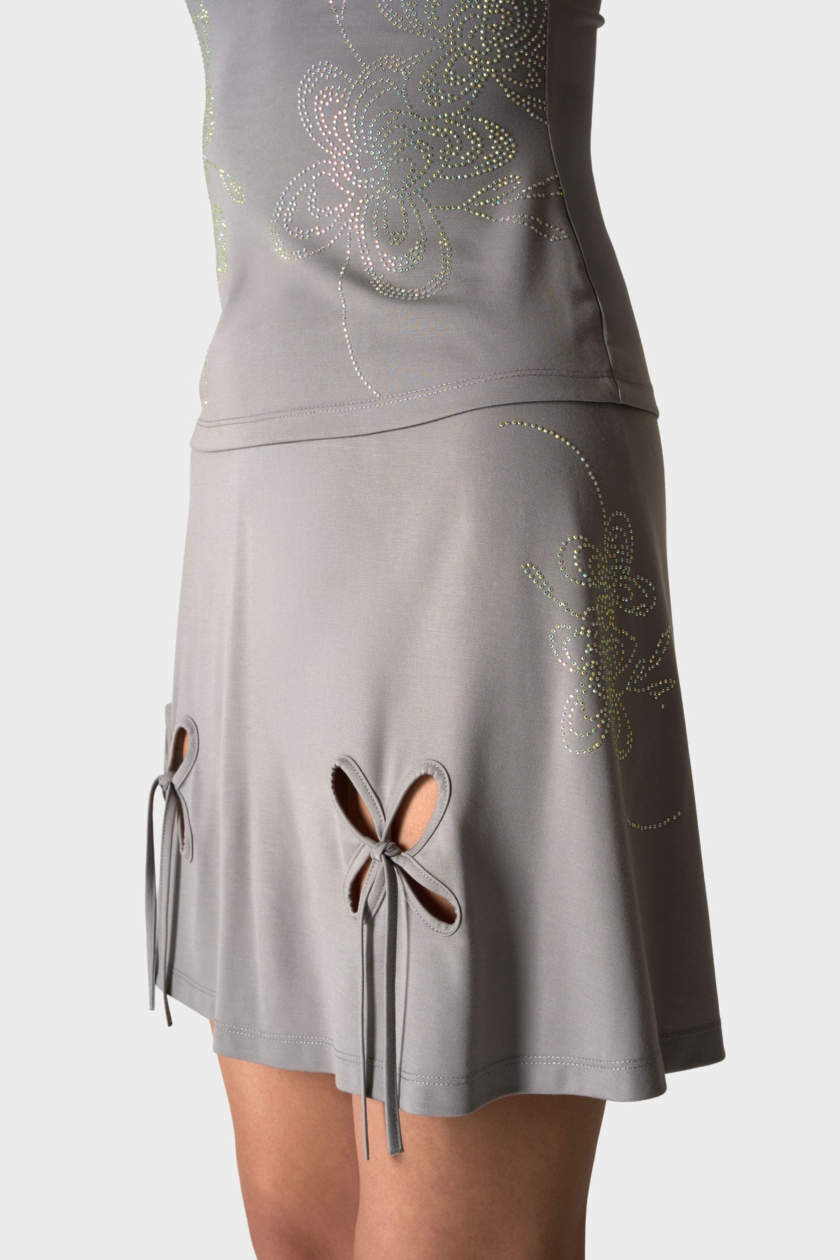 J.Kim J.Kim Crystal Petal Mini Skirt