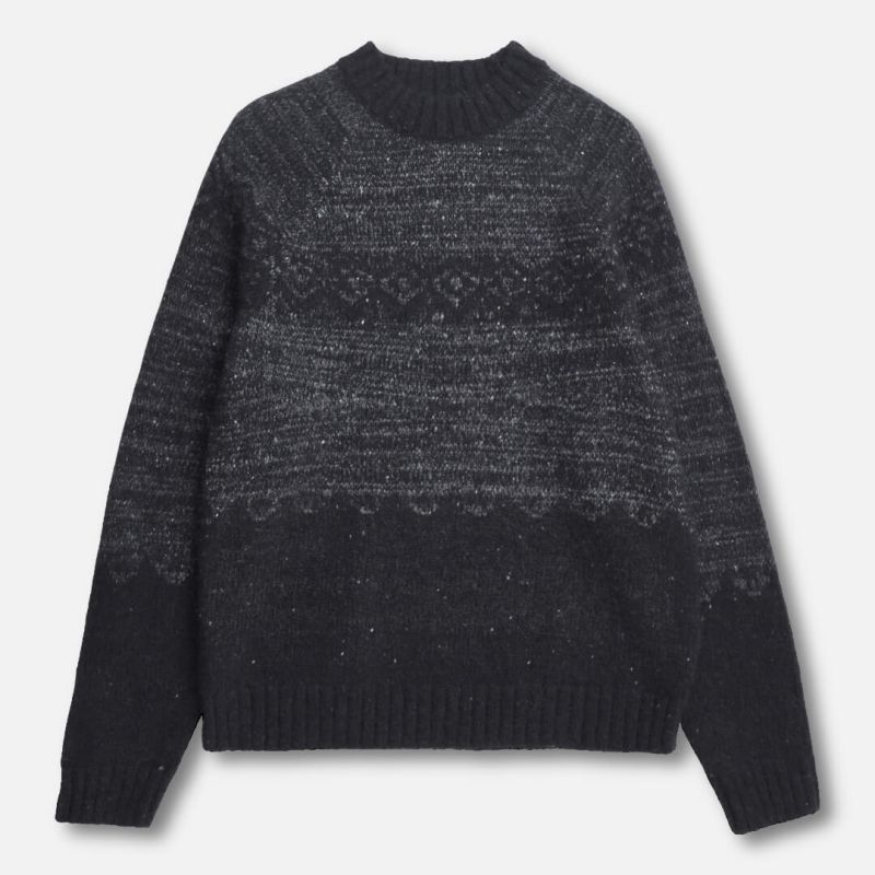 Norse Projects 울프 페어아일 스웨터 다크 그레이 멜란지