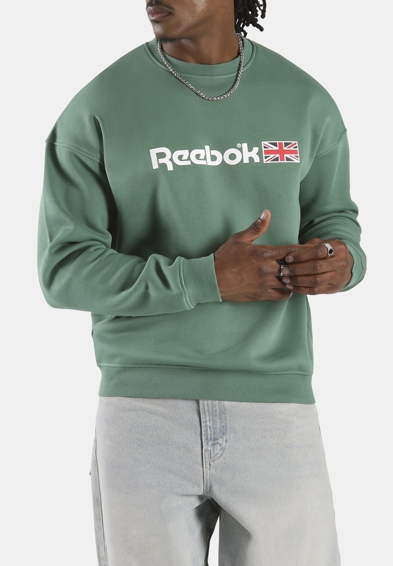REEBOK 유니섹스 릴랙스 핏 크루넥 맨투맨