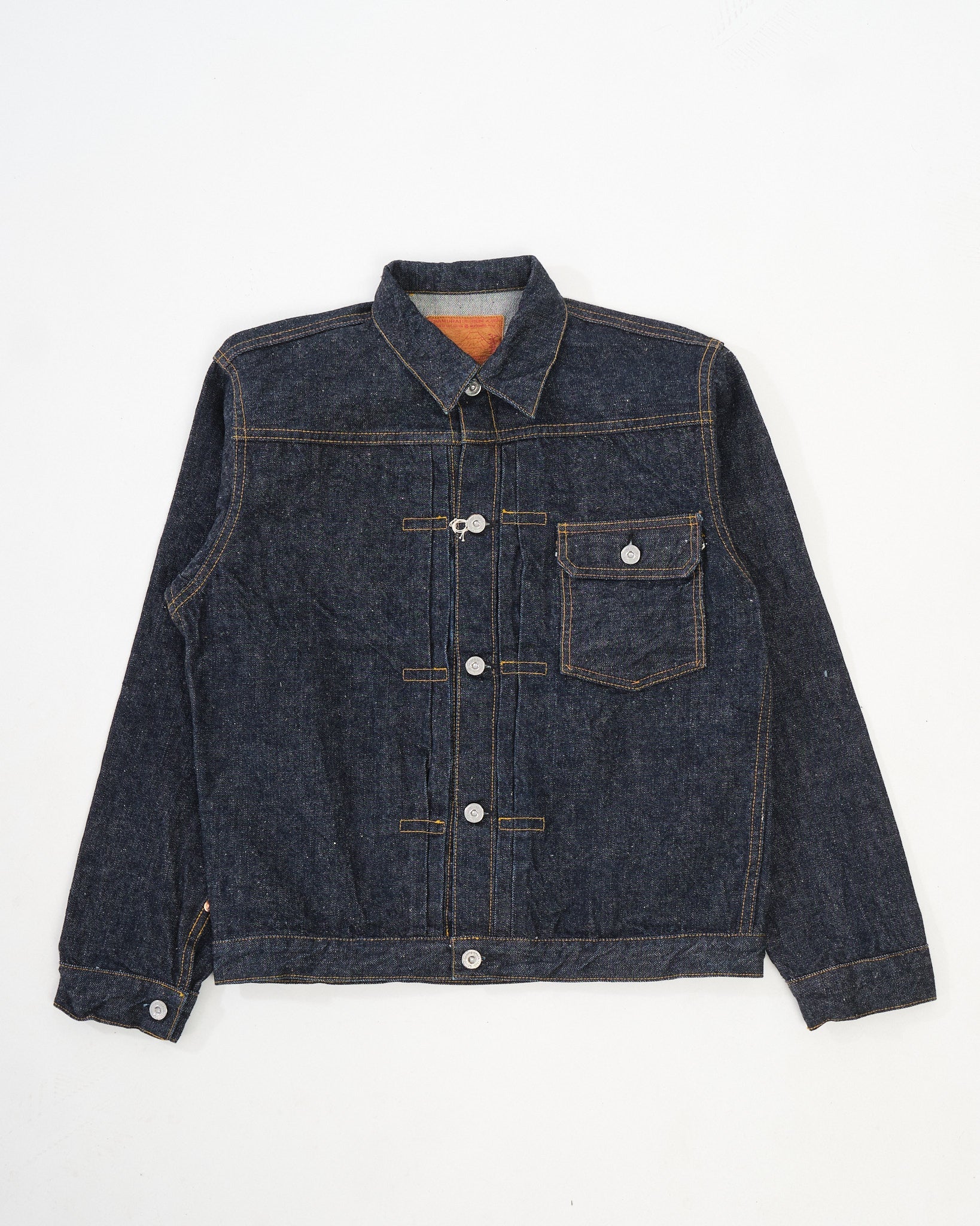 SAMURAI JEANS S0551XX 15oz 타입 1 데님 자켓 원 워시 110