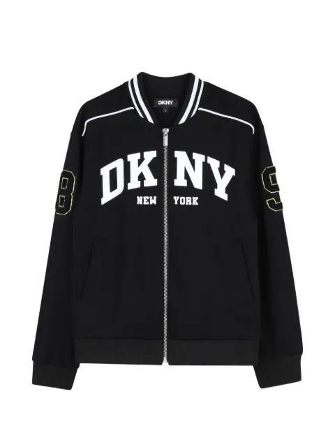Dkny Kids 로고 프린트 집업 맨투맨