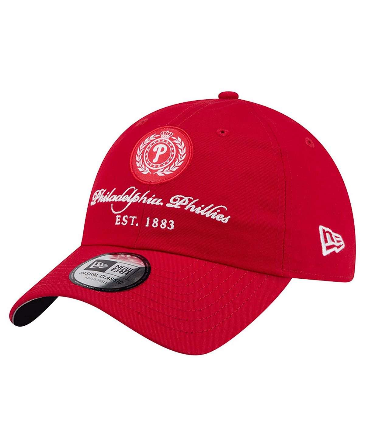 NEW ERA  필라델피아 필리스 스크립트 패치 캐주얼 클래식 조절 모자