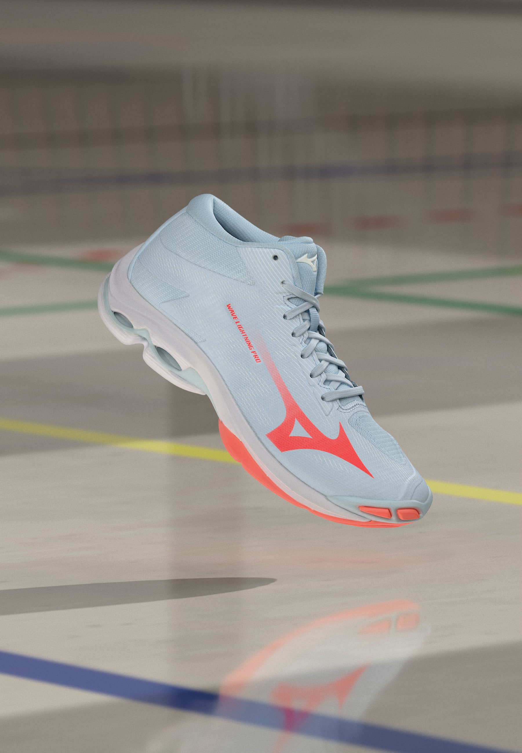 MIZUNO 웨이브 라이트닝 프로 미드 배구화