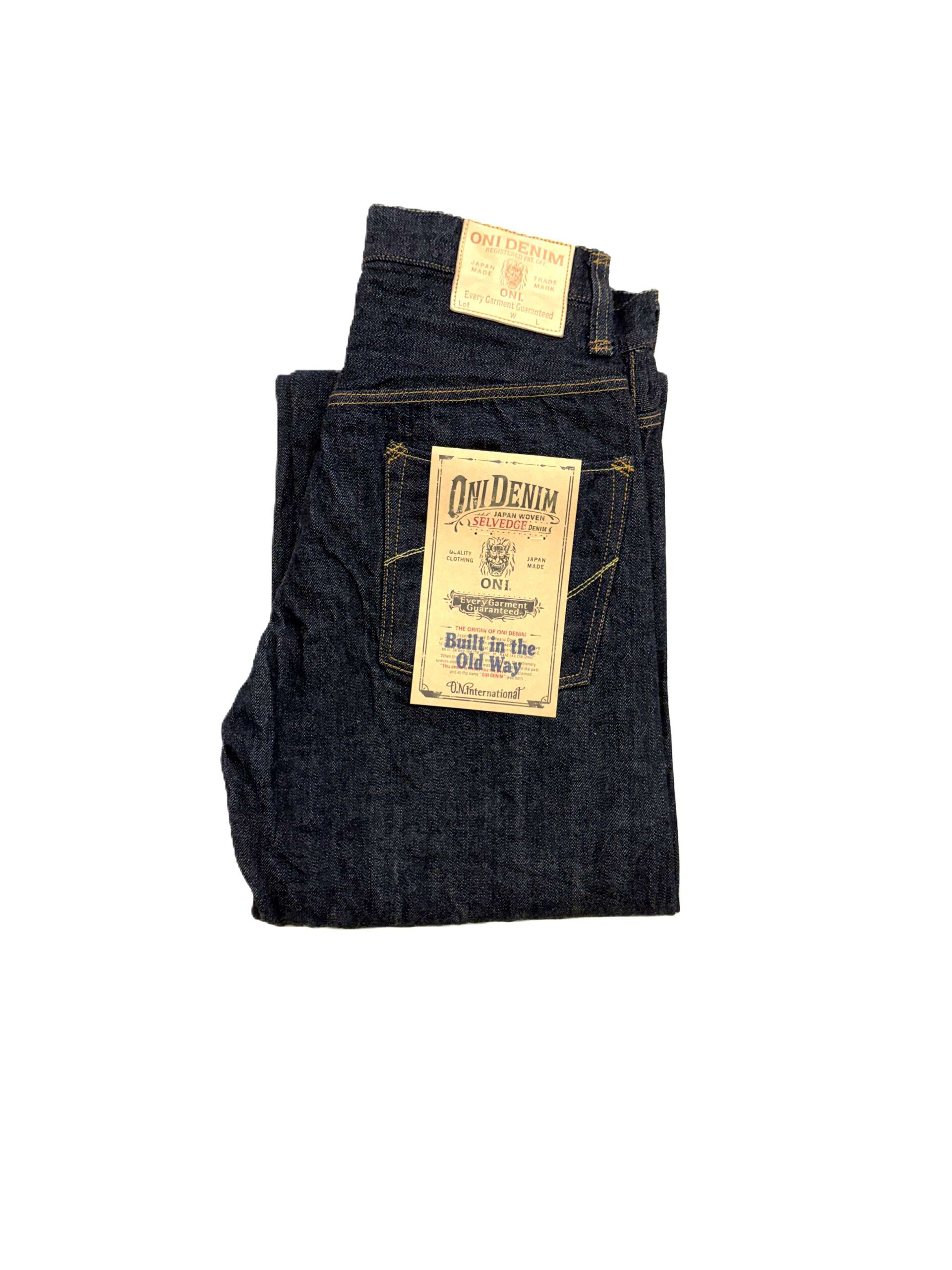 ONI DENIM ONI900HM-60XX 12oz 셀비지 데님 핸드메이드 와이드 스트레이트