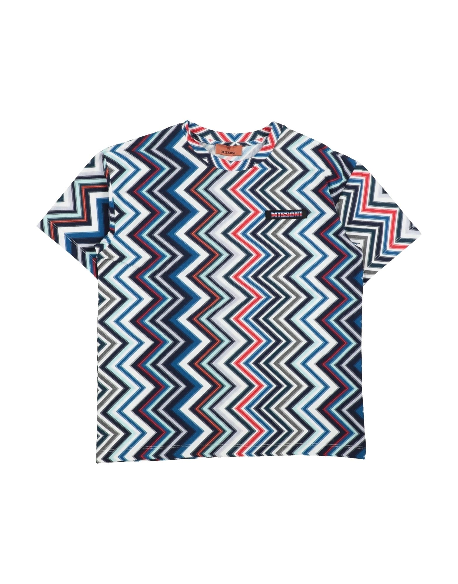 MISSONI KIDS 멀티컬러 패턴 티셔츠